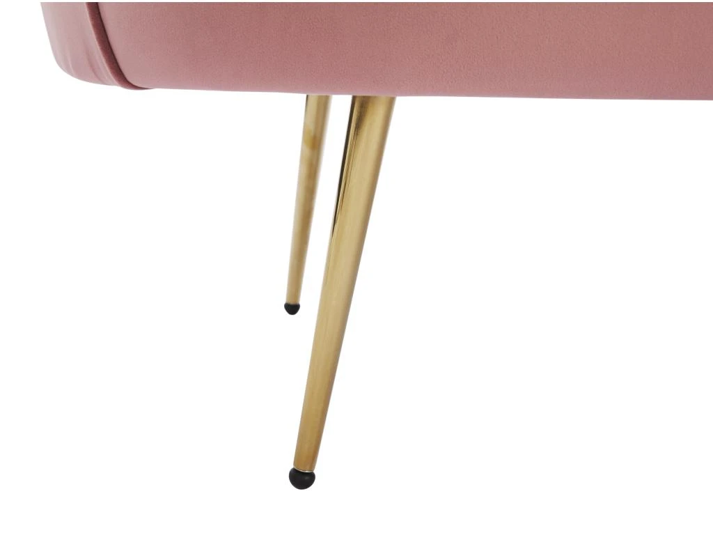 Canapé 2 Places Coquillage En Velours Rose DANDELION De Pascal Morabito 8 Canapé 2 Places Coquillage En Velours Rose DANDELION De Pascal Morabito – Image 6