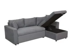 Canapé D'Angle MARIA Réversible Et Convertible Avec Coffre En Microfibre - Gris 18 Canapé D'Angle MARIA Réversible Et Convertible Avec Coffre En Microfibre - Gris -Accueil-Canapé canape 22447835