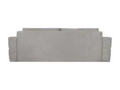 Canapé 3 Places Convertible En Tissu Bouclette Gris Clair ISSORO -Accueil-Canapé canape 22728295