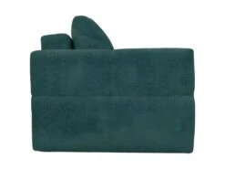 Canapé 3 Places Convertible En Tissu Bouclette Bleu Canard ISSORO -Accueil-Canapé canape 22729827