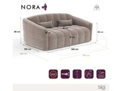 Canapé Convertible Express Dunlopillo Velours Gris Graphite 140cm 15 Canapé Convertible Express Dunlopillo Velours Gris Graphite 140cm -Accueil-Canapé canape 22802855