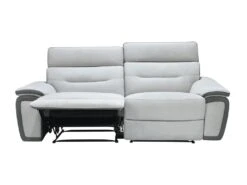 Canapé 3 Places Relax En Microfibre Bicolore Anthracite Et Gris Clair PARUA 16 Canapé 3 Places Relax En Microfibre Bicolore Anthracite Et Gris Clair PARUA -Accueil-Canapé canape 22870793