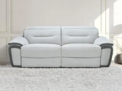 Canapé 3 Places Relax En Microfibre Bicolore Anthracite Et Gris Clair PARUA 23 Canapé 3 Places Relax En Microfibre Bicolore Anthracite Et Gris Clair PARUA -Accueil-Canapé canape 22870885