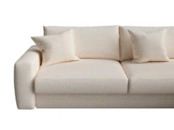 Canapé D'angle Droit En Tissu Beige JULINA -Accueil-Canapé canape 22969069