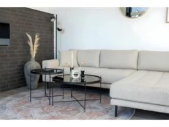 Lido - Canapé D'angle Droit En Tissu Pieds Métal L290cm - Couleur - Beige 14 Lido - Canapé D'angle Droit En Tissu Pieds Métal L290cm - Couleur - Beige -Accueil-Canapé canape 23004381