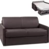 Canapé 2 Places Convertible Express En Simili CALIFE - Marron - Couchage 120 Cm - Matelas 14 Cm 2 Canapé 2 Places Convertible Express En Simili CALIFE - Marron - Couchage 120 Cm - Matelas 14 Cm -Accueil-Canapé canape 245625