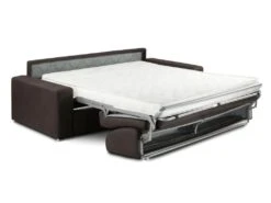 Canapé 2 Places Convertible Express En Tissu EMIR - Anthracite - Couchage 120 Cm - Matelas 18 Cm -Accueil-Canapé canape 272569