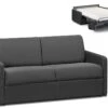 Canapé 2 Places Convertible Express En Tissu CALIFE - Gris - Couchage 120 Cm - Matelas 18 Cm 2 Canapé 2 Places Convertible Express En Tissu CALIFE - Gris - Couchage 120 Cm - Matelas 18 Cm -Accueil-Canapé canape 272953