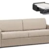 Canapé 4 Places Convertible Express En Tissu CALIFE - Crème - Couchage 160 Cm - Matelas 18 Cm 1 Canapé 4 Places Convertible Express En Tissu CALIFE - Crème - Couchage 160 Cm - Matelas 18 Cm -Accueil-Canapé canape 273321