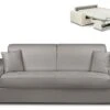 Canapé 4 Places Convertible Express En Simili EMIR - Gris - Couchage 160 Cm - Matelas 14 Cm -Accueil-Canapé canape 273961