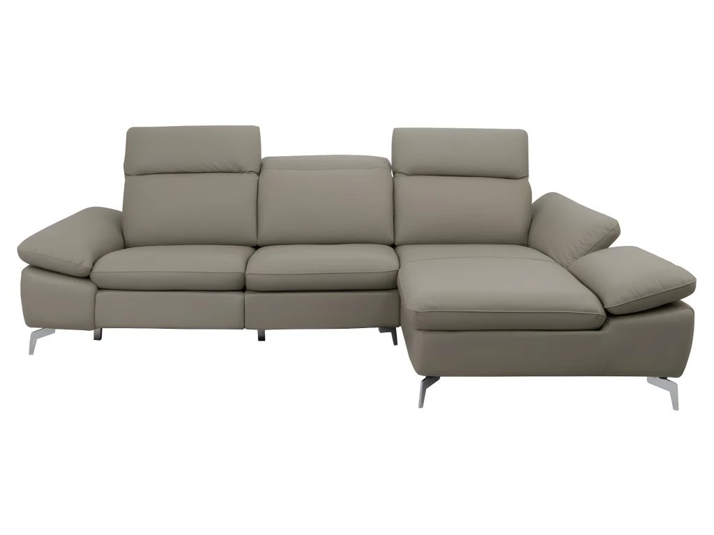 Canapé D'angle Relax électrique En Cuir De Buffle MARSALA - Taupe - Angle Droit 11 Canapé D'angle Relax électrique En Cuir De Buffle MARSALA - Taupe - Angle Droit – Image 9