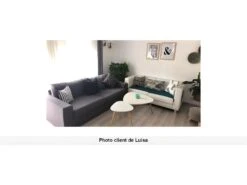 Canapé 3 Places En Tissu YUDO - Gris Anthracite -Accueil-Canapé canape 305925