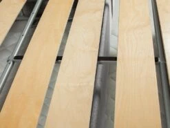 Canapé 4 Places Convertible Express En Tissu CALITO - Gris - Couchage Lattes Larges 160 Cm - Matelas 18 Cm -Accueil-Canapé canape 309287