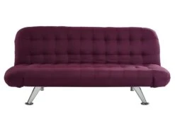 Canapé Convertible Clic-clac En Tissu BERRY - Prune -Accueil-Canapé canape 311337