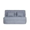 Canapé Convertible BZ ELDORADO II En Microfibre Avec Matelas BULTEX - Gris Clair -Accueil-Canapé canape 3158841