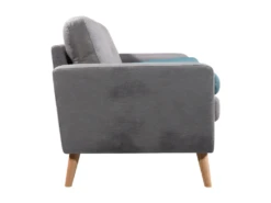 Canapé 3 Places TATUM En Tissu - Gris Chiné -Accueil-Canapé canape 336109