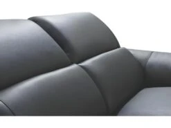 Canapé 2 Places Relax électrique En Cuir FRANSKA - Anthracite -Accueil-Canapé canape 389873