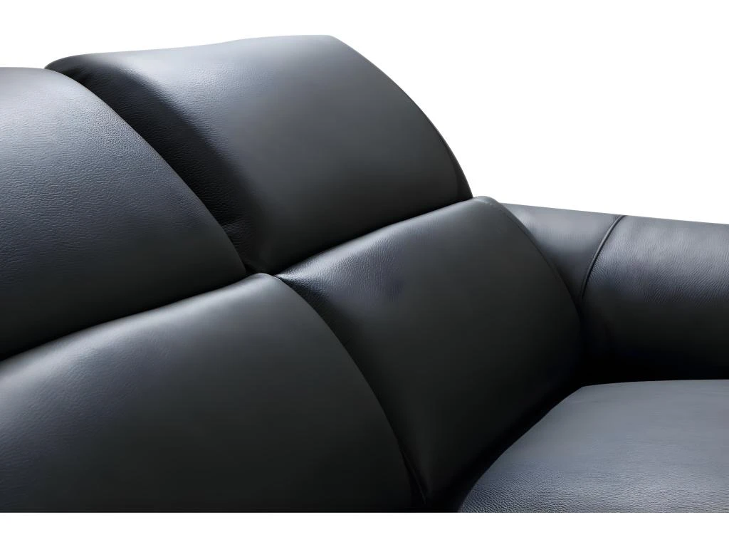Canapé 2 Places Relax électrique En Cuir FRANSKA - Noir 7 Canapé 2 Places Relax électrique En Cuir FRANSKA - Noir – Image 5