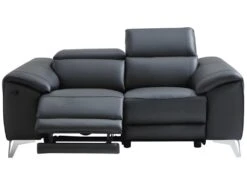 Canapé 2 Places Relax électrique En Cuir FRANSKA - Noir 9 Canapé 2 Places Relax électrique En Cuir FRANSKA - Noir -Accueil-Canapé canape 389889