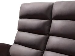 Canapé 2 Places Relax En Tissu GIORGIA - Marron -Accueil-Canapé canape 391851