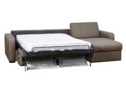 Canapé D'angle Convertible Express Et Réversible FLAVIEN En Tissu - Beige -Accueil-Canapé canape 393843