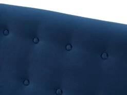 Canapé 2 Places En Velours Bleu Nuit SERTI II -Accueil-Canapé canape 3956669