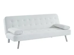 Canapé Convertible Clic-clac En Simili MICHELLE II - Blanc -Accueil-Canapé canape 403093