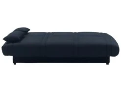 Canapé Convertible Clic-clac 100% Coton Avec Coffre De Rangement FARWEST II - Bleu Foncé Coussins Bleu Foncé -Accueil-Canapé canape 405051