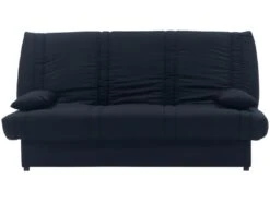 Canapé Convertible Clic-clac 100% Coton Avec Coffre De Rangement FARWEST II - Bleu Foncé Coussins Bleu Foncé -Accueil-Canapé canape 405053