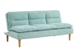 Canapé 3 Places Convertible Clic-clac En Tissu CHARLISE - Vert D'eau -Accueil-Canapé canape 406743