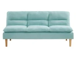 Canapé 3 Places Convertible Clic-clac En Tissu CHARLISE - Vert D'eau -Accueil-Canapé canape 406747