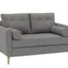 Canapé 2 Places En Tissu FLEN - Gris Clair -Accueil-Canapé canape 409589