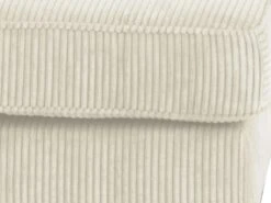 Grand Canapé D'angle Gauche En Velours Côtelé Crème MONDOVI -Accueil-Canapé canape 434719