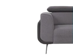 Canapé D'angle Fixe ALSENO - Gris - Angle Droit -Accueil-Canapé canape 438857