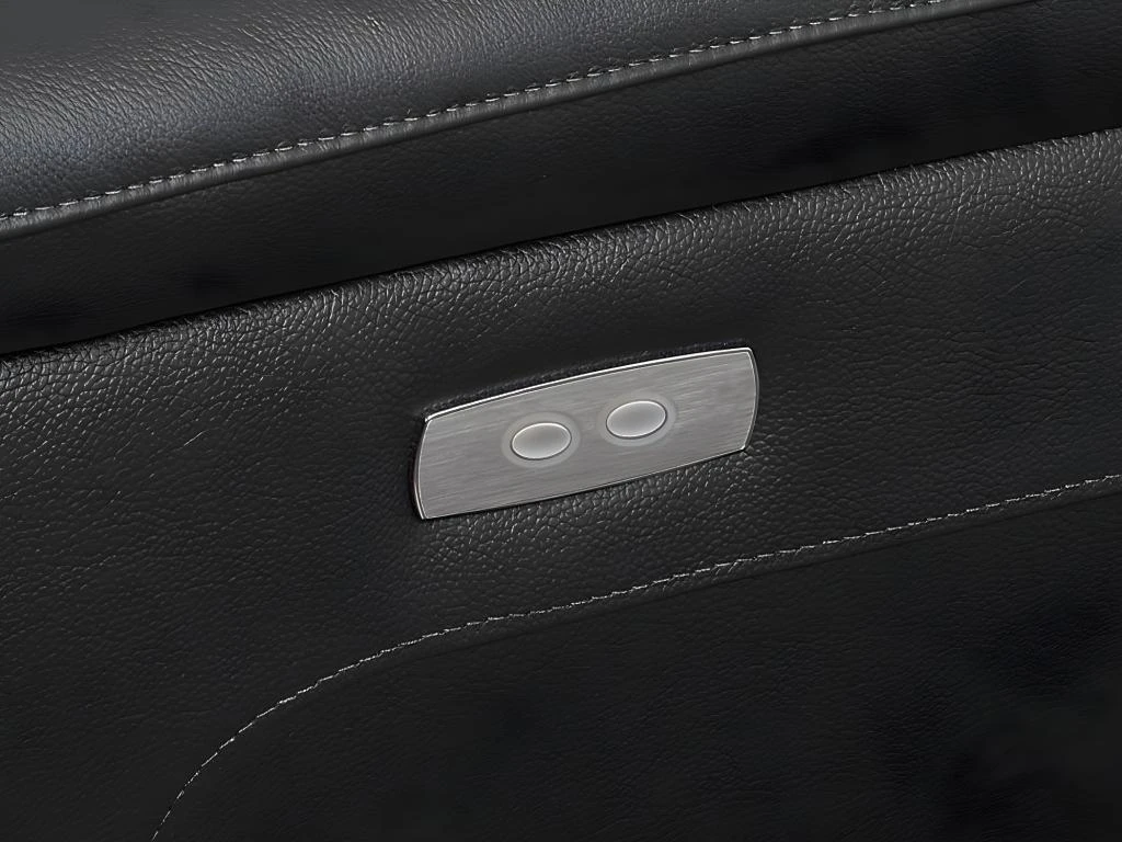 Canapé D'angle Relax électrique En Cuir OLBIA - Noir - Angle Gauche 10 Canapé D'angle Relax électrique En Cuir OLBIA - Noir - Angle Gauche – Image 8