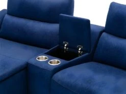 Canapé D'angle Relax électrique En Tissu EIVOR - Bleu - Angle Gauche 17 Canapé D'angle Relax électrique En Tissu EIVOR - Bleu - Angle Gauche -Accueil-Canapé canape 451701