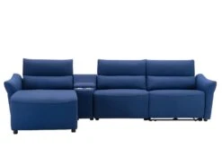 Canapé D'angle Relax électrique En Tissu EIVOR - Bleu - Angle Gauche 15 Canapé D'angle Relax électrique En Tissu EIVOR - Bleu - Angle Gauche -Accueil-Canapé canape 451711