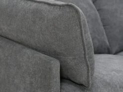 Canapé 2 Places En Tissu Gris SEDICO -Accueil-Canapé canape 452817