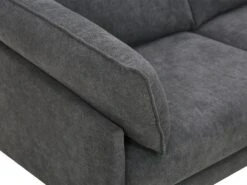 Canapé 2 Places En Tissu Gris SEDICO -Accueil-Canapé canape 452819