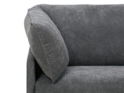 Canapé 2 Places En Tissu Gris SEDICO -Accueil-Canapé canape 452821