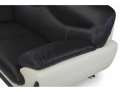 Canapé 2 Places En Simili INDICE - Bicolore Noir Et Ivoire 18 Canapé 2 Places En Simili INDICE - Bicolore Noir Et Ivoire -Accueil-Canapé canape 474035