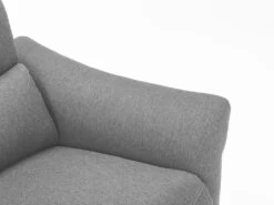 Canapé 3 Places Relax électrique En Tissu RAGNAR - Gris -Accueil-Canapé canape 480625