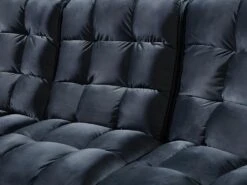 Canapé D'angle Relax électrique Modulable En Velours Anthracite ALFORD -Accueil-Canapé canape 481355