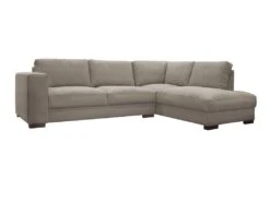 Canapé D'angle Droit En Tissu Beige MESETA -Accueil-Canapé canape 484959