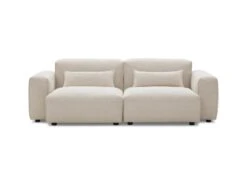 Canapé 3 Places En Tissu Sherpa Effet Peau De Mouton Blanc MAGALI 12 Canapé 3 Places En Tissu Sherpa Effet Peau De Mouton Blanc MAGALI -Accueil-Canapé canape 4917465