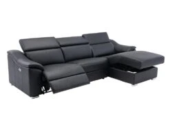 Canapé D'angle Relax électrique En Cuir Supérieur Noir PEDRERA - Angle Droit 19 Canapé D'angle Relax électrique En Cuir Supérieur Noir PEDRERA - Angle Droit -Accueil-Canapé canape 493361