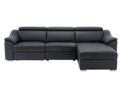 Canapé D'angle Relax électrique En Cuir Supérieur Noir PEDRERA - Angle Droit 17 Canapé D'angle Relax électrique En Cuir Supérieur Noir PEDRERA - Angle Droit -Accueil-Canapé canape 493365