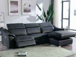 Canapé D'angle Relax électrique En Cuir Supérieur Noir PEDRERA - Angle Droit 14 Canapé D'angle Relax électrique En Cuir Supérieur Noir PEDRERA - Angle Droit -Accueil-Canapé canape 493367