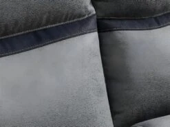 Canapé D'angle Réversible Relax électrique En Tissu Gris Clair Et Anthracite DAMON -Accueil-Canapé canape 498107