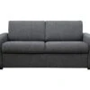 Canapé 3 Places Convertible Express En Tissu Gris Anthracite - Matelas 14cm - Couchage 140cm - BEVIS -Accueil-Canapé canape 500145